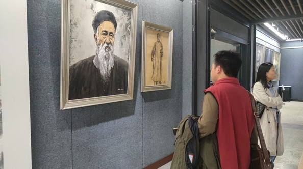 全国百位书画名家大型作品展在乐山师范学院展出