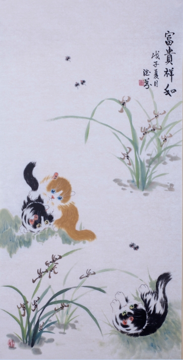高德芬《富贵祥如》