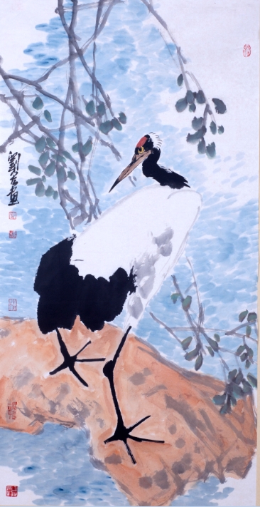 刘宏《仙鹤》