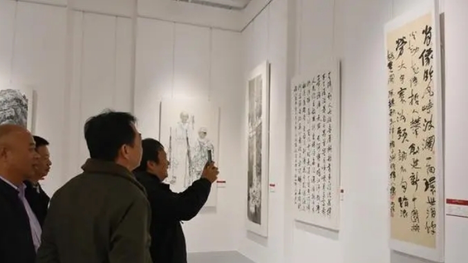 “韶山·毛泽东”诗书画专题创作展在湖南国画馆开幕