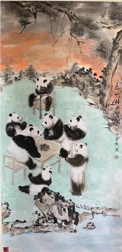 “陈草点作品展”亮相松宫美术馆