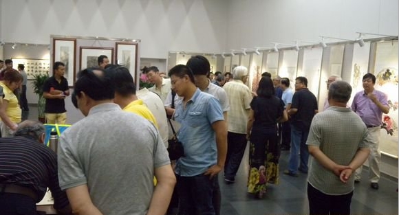 天津师范大学书画院作品展开幕