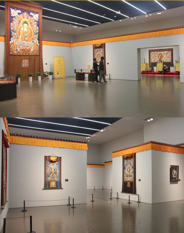 西藏唐卡五大画派齐聚中华艺术宫 展现藏族经典艺术精华