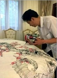 杭州民进书画院笕桥美术院举行“双进”活动