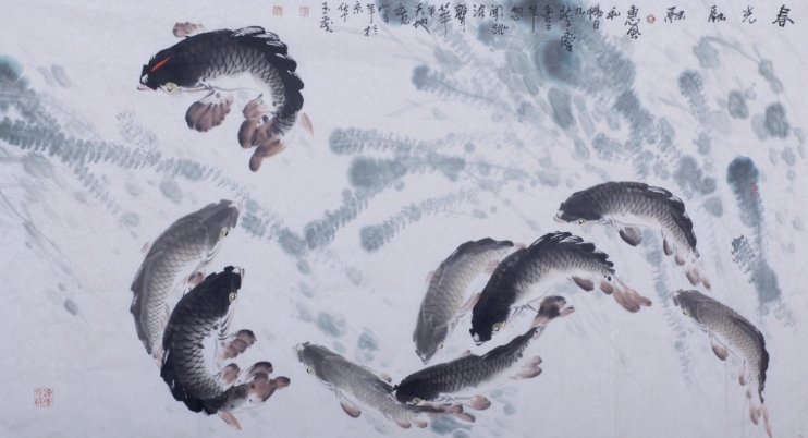 杨玉茂《春光融融》