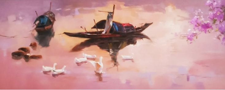 姚永《春江》