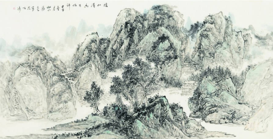 蔡亮《溪山清幽》