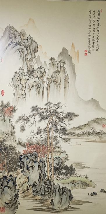 陈櫑《庵尽溪头春水明》