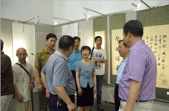 天津师范大学书画院作品展开幕