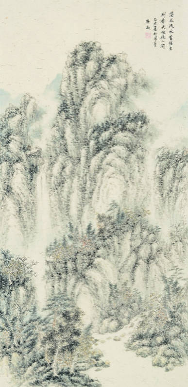 蒋敏《写意山水》