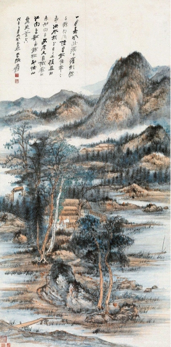 张大千《山居图》