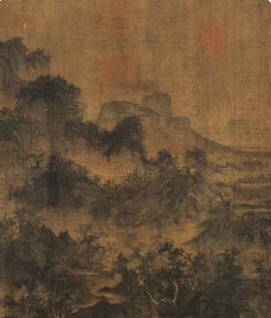 李成《茂林远岫图》