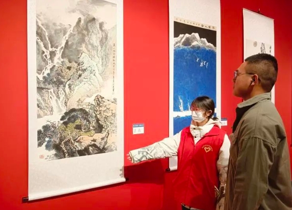 “翰墨飘香 美丽山西” 生态环境主题书画展志愿服务活动