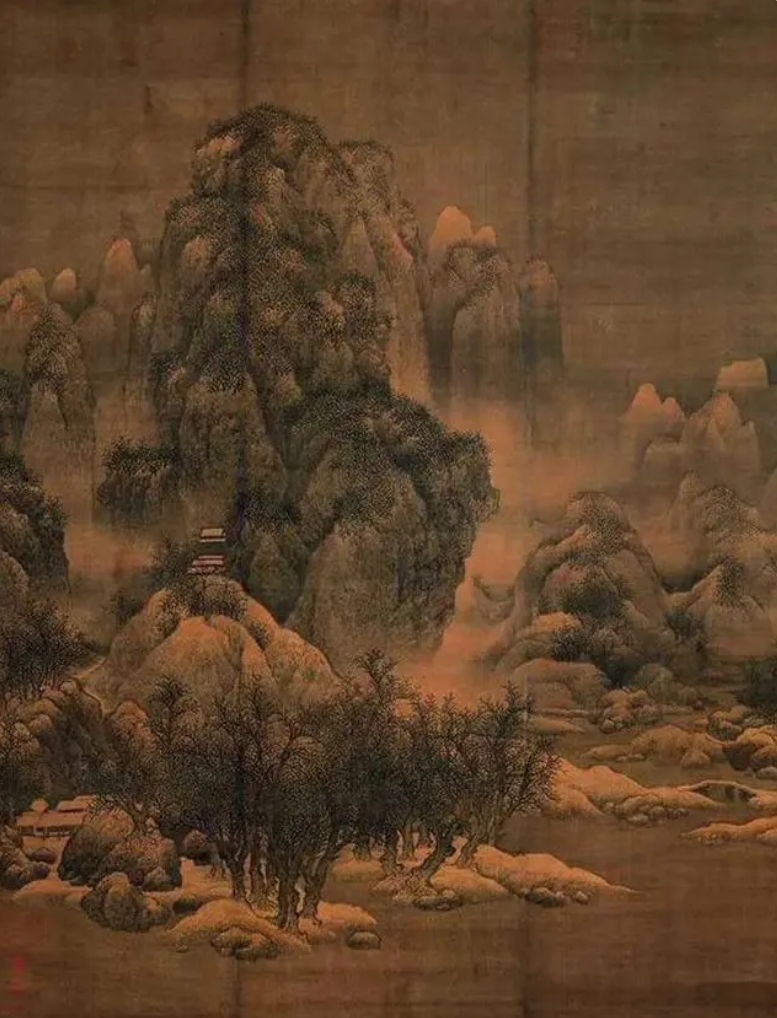 范宽《雪景寒林图》