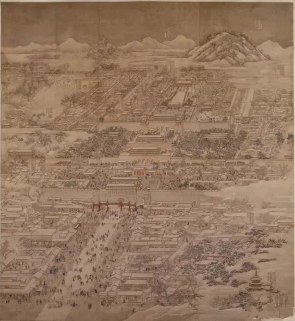 徐扬《京师生春诗意图》