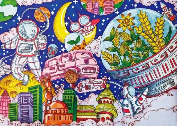 第三届“天宫画展”在中国空间站开展