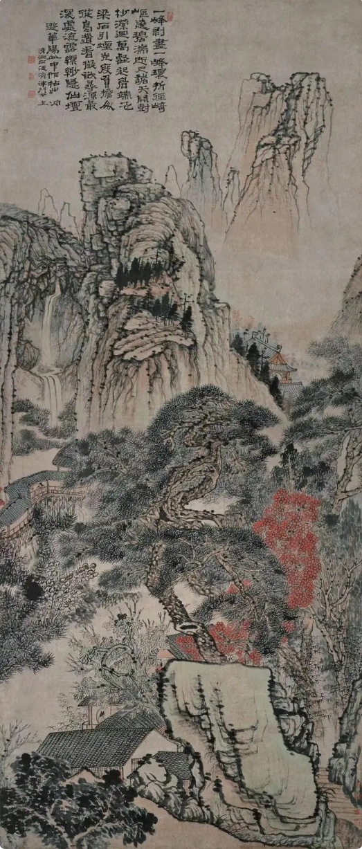 石涛《游华阳山图》