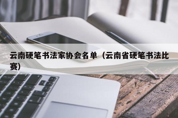云南硬笔书法家协会名单(云南省硬笔书法比赛)